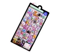 Luminous 3D Stickers, Clear Resin Food and Animal Designs for Kids Crafts, Floating Decorative Decals for Pencil Boxes Water Bottles Tablets Classroom Rewards or Party Supplies