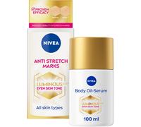 NIVEA Luminous 630 Body Oil Serum Anti Stretch Marks (100ml), Skincare Serum with Luminous 630 Visibly Reduces Stretch Marks in 2 weeks, Starts Working From Day 1, with Thiamidol
