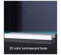 (Luminous Base) YLW RGB Base Clear Dust Cover for Nintendo Switch Oled Protection Cover Protective Sleeve Acrylic Display Shell Game Accessories