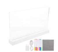 Luminous Board for Drawing, 1200 mAh Writing Material, Dry-Erase Luminous Board for Children, Kindergarten, School, Classroom, Home, Office, Summer Camp Group Activities, Birthday