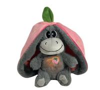 Luminous Burro Toy - Aromatic Fruit Scented, Calming Nightlight Figure, Interactive Melody Pal | Rhythmic Chest Movement Simulation, Fabric Relaxation Aid Bedroom Bassinet Travel Nap Peaceful Slu
