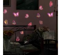 Luminous Butterfly Wall Decals Glow in The Dark 3D Stickers for Kids Room Nursery Decor Vinyl Art 20x30cm