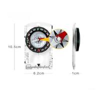 Luminous Camping for compass for Night Navigation Use Luminous | Map scales included, rotating bezel, precise navigation, hiking camping use, professional grade design