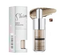 Luminous Champagne Gold Liquid Eyeshadow - Waterproof Glitter Metallic Cream Formula For Everyday And Special Occasions, Smudge-Proof Long-Lasting Nude Sparkly Shimmer For Eye Contouring