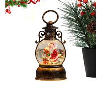 Luminous Christmas Bauble, Party Scene Props - Santa Claus Snow Globe with Light, for Dining Room Under the Tree Living Room Bedroom Window Sill for Friends and