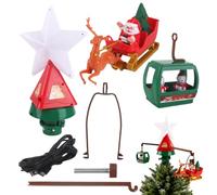 Luminous Christmas Tree Star With Musical Lights Decoration | Snowman Santa Claus Star For Indoor Outdoor Bedroom Party Decorations School Garden