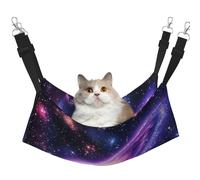 Luminous Cosmic Sky Printed Pet Hammock - Sleeping Hammock For Cats, Rabbits, Ferrets, Puppies, Small Animals