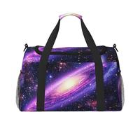 Luminous Cosmic Sky Waterproof Weekender Bags Duffel Bag Large Carry On Hand Luggage Bags Foldable Tote Bag for Travel Sports Gym Dance