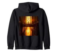 Luminous Cross In A Church Zip Hoodie