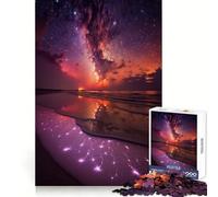 Luminous Dreams Jigsaw 1000 Pieces for Teenagers Logic Skill Precise Edge Family Bond Ideal Decor (38x52cm)