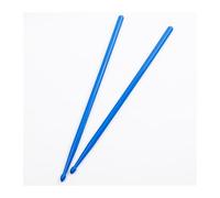 Luminous Drumsticks for Drum Set, Glow in the Dark Drumsticks, Fluorescent Drumsticks for Drummers, 40.6cm Plastic Drumsticks with Weight and Balance(Blue)