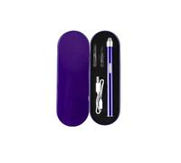 Luminous Earpick, USB Rechargeable Earpick Ear Wax Cleaner with LED Light, Ear Cleaning Care Tool for Children Adults (Blue)