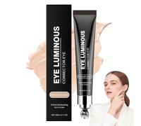Luminous Eye Corrector, Under Eye Concealers for Dark Circles and Puffiness, Hydrating Serum with Peach Undertone，Day & Night Anti-Aging Tinted Cream with Vitamin E，Reduce Eye Bags（Natural）