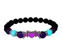 Luminous Female Bracelets - Durable Material, Fashion Bracelets, Mother's Day Bracelets | Fashion Luminous Girls Perge Charm, Vibrant Lighting Bracelets for Wedding, Birthday, Se référer au descriptif
