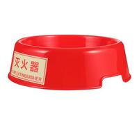 Luminous Fire Extinguisher Base Stand for 2-4kg Car Truck | Plastic Red Bracket Base, Easy to Carry and Use, Night Visibility for Vehicle Storage Random Style