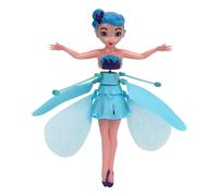Luminous Flying Fairy Princess Doll, USB Rechargeable, Blue