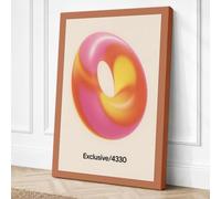 Luminous Form Modern Canvas Wall Art Print 36x24 Inch (91 x 61 cm)