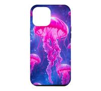 Luminous Galaxy Jellyfish Design Cosmic Ocean Art, Nautical Case for iPhone 12 Pro Max