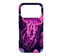 Luminous Galaxy Jellyfish Design, Cosmic Ocean Art, Nautical Case for iPhone 17 Pro
