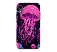 Luminous Galaxy Jellyfish Design, Cosmic Ocean Art, Nautical Case for iPhone XR