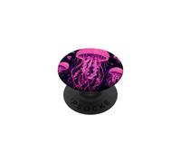 Luminous Galaxy Jellyfish Design, Cosmic Ocean Art, Nautical PopSockets Adhesive PopGrip