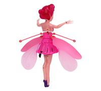 Luminous Gesture Sensing Flying Fairy Doll for Girls - Pink USB Rechargeable