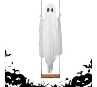 Luminous Ghost Rocking Halloween Spirits, Hängedeko | Spooky LED Garden Figure, Spooky House Decoration for Door, Window, Farm, Trees, Party, Autumn Festival, A