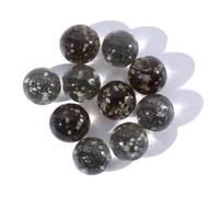 Luminous Glass Balls 16mm for Pinball Machine Console Game, 10pcs Glow in The Dark Marbles for Tabletop Games and Parent-Child Play(grey)
