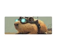 Luminous Glasses Mole Mouse Pad In Big Extended Non-Slip Rubber Base Mousepad With Stitched Edges Gaming Pc Desktop Large Mouse Pad 11.8x31.5