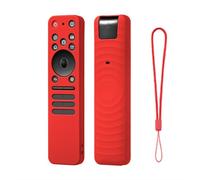 Luminous Glow in The Dark Silicone Cover for LG MR25GA Magic Remote Controller, Anti-Slip Protective Skin with Hanging Rope, Easy to Install Washable Shell (Red)