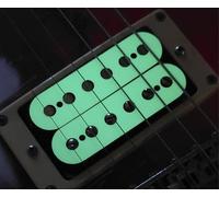 Luminous Guitar Pickup Inlay Decal Stickers. Glow in the Dark Vinyl. 7 Different pickup sizes