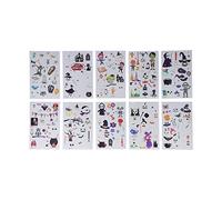 Luminous Halloween S, Halloween Luminous Temporary S Kit - Fun Cartoon Pictures, Multi-Sizes, Safe & Non-Irritating
