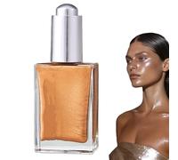 Luminous Highlighter for Face and Body, Liquid Highlighter & Illuminator Makeup, Multi-Use Shimmer Makeup, Easy Blend,Shiny Diamond Face Glitter for Festive Party (01#)