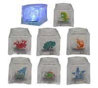 Luminous Ice Cubes - 2.8x2.8cm Bathtub Lighted Cubes, LED Ice Cube Liquid Sensor Water Activated Glowing | LED Ice Cubes For Drinks With Changing Lighting, Multicolor Badgl