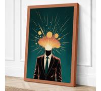 Luminous Intellect Modern Canvas Wall Art Print 30x20 Inch (76 x 51 cm)