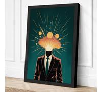 Luminous Intellect Modern Canvas Wall Art Print 36x24 Inch (91 x 61 cm)
