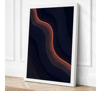 Luminous Journey Minimalist Canvas Wall Art Print 30x20 Inch (76 x 51 cm)