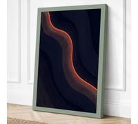 Luminous Journey Minimalist Canvas Wall Art Print 30x20 Inch (76 x 51 cm)