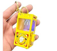Luminous Keychain - Simulation Claw Machine Bag Pendant, LED Handbag Keychain Pendant, Fun Backpack Sc Key Ring Accessory, Table Decoration Gift For