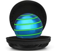 Luminous Kinetic Spinning Desk Toys Age 3+, Metal Full Body Optical Illusion Fidget Spinner Ball, Glow in The Dark Decor for Office Classroom, Christmas Stress Relief Birthday Gift for Kids Adults