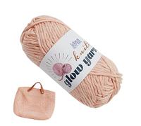 Luminous Knitting and Crochet Yarn - Polyester Sewing Thread DIY Finger Yarn for Scarves, Sweaters, Hats, Socks, Shoes, Gloves, Craft Projects