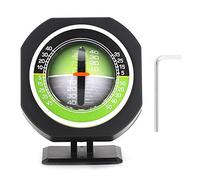 Luminous LED Car Inclinometer, Slope Meter for Vehicles, Adjustable Slope Angle Meter Balancer with LED Light, Universal Gradient Indicator for Night Driving, Includes CR1220 Batte