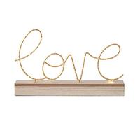 Luminous LED Letter Lights, Battery Operated Light Up Wooden Decorative Lights Love Home Letter Signs Night Lights for Party Wedding Table Decorations (Love)