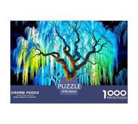 Luminous Life Tree Puzzle 1000 Pieces for Adults Teens Hobby Relax Creative Long-Lasting Durable 38x26cm/1000pcs