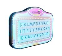 Luminous Light Board Bottle Sparklers,Magic Letter Billboard,LED Light Up Sign,Billboard Atmosphere Props,Hand Holding Sign,for Bar/Party/Home/Restaurant/Cafe