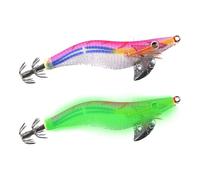 Luminous Lures | 2 Pieces Artificial Soft Baits Floating Luminous | Fishing Lures - for Lake Pond River Sea Shore Boat Outdoor Underwater Salt Water