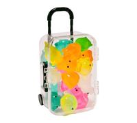 Luminous Mini Resin Animals Luminous DIY Cute with Mini Suitcase
