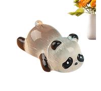 Luminous Mini Resin Pandas Exquisite Hand-Painted Resin Panda Figurines