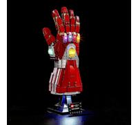(Luminous Model, Thanos) Infinity Gauntlet Set Collectible Thanos Glove With Infinity Stones, Building Set, Avengers Gift Idea For Adults And Teens, Model Kits For Decor