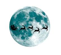 Luminous Moon Deer Wall Decals Self Adhesive PVC Bedroom Decoration